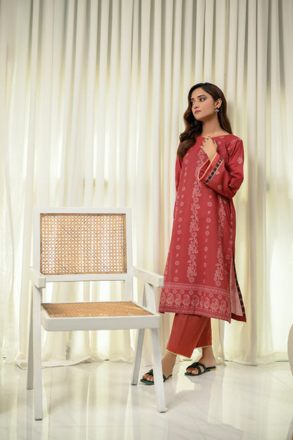 RUBY RUST-2 PIECE LAWN COTTON SUIT