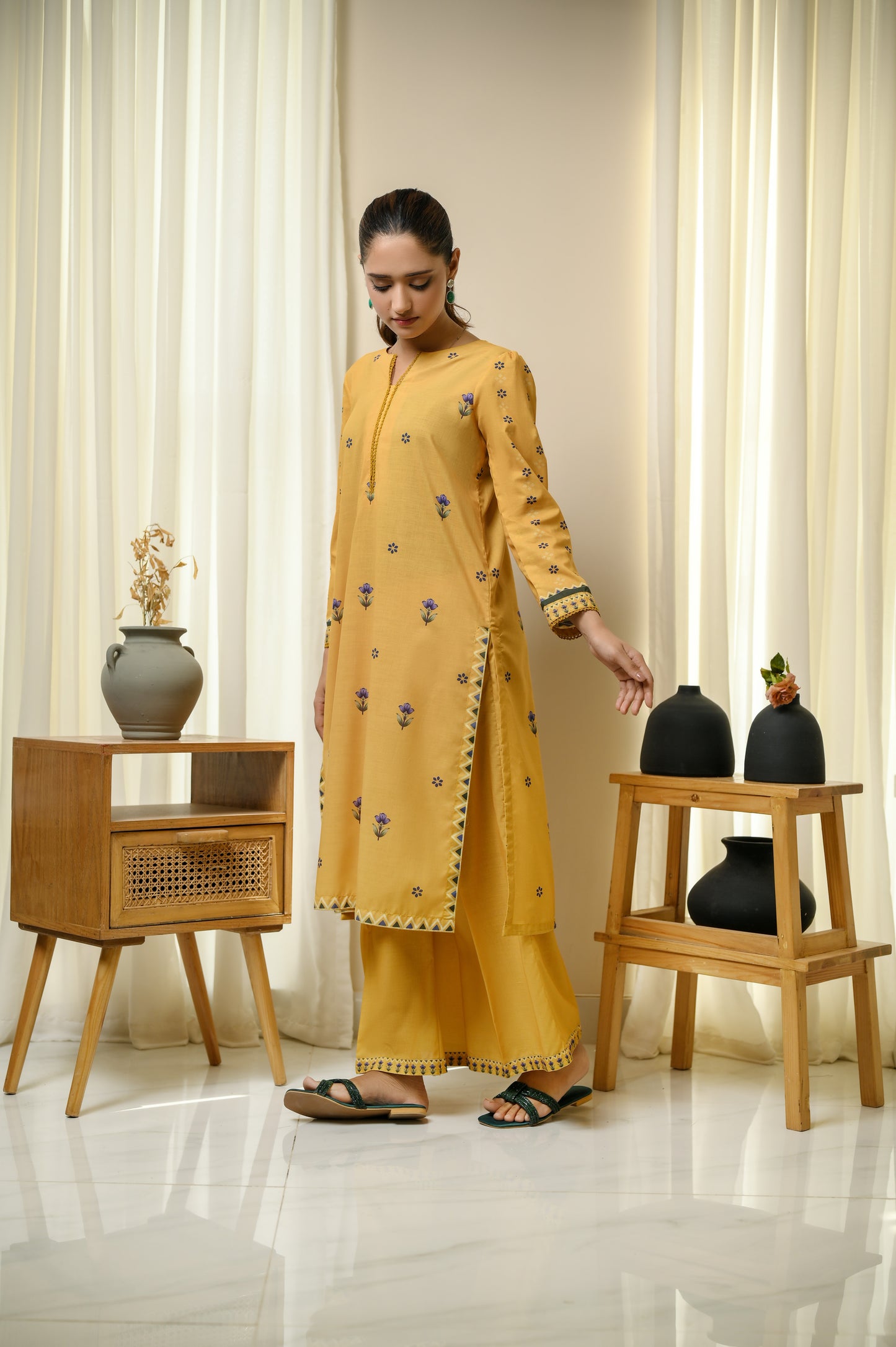 MANGO PARTY-2 PIECE LAWN COTTON SUIT